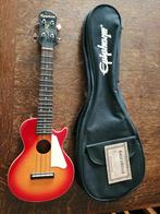 Ukulele Les Paul Acoustic/Electric, Ophalen of Verzenden, Zo goed als nieuw, Overige typen, Met koffer