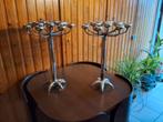 2 chandeliers Fink bougeoirs argenté  bougies chauffe-plat, Antiek en Kunst, Ophalen, Zilver