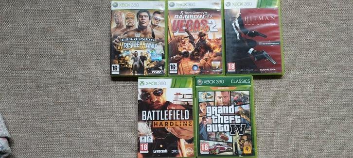 XBOX 360 - pakket met 10 games., Games en Spelcomputers, Games | Xbox 360, Zo goed als nieuw, Online, Ophalen