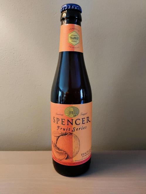 UNIEK Amerikaans Trappistenbier Spencer Peach Saison, Verzamelen, Biermerken, Zo goed als nieuw, Flesje(s), Overige merken, Verzenden