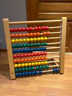 Massief houten telraam met gekleurde kralen (75x75), Kinderen en Baby's, Ophalen, Gebruikt, Overige typen