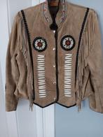 Leren indianen jas dames, Ophalen