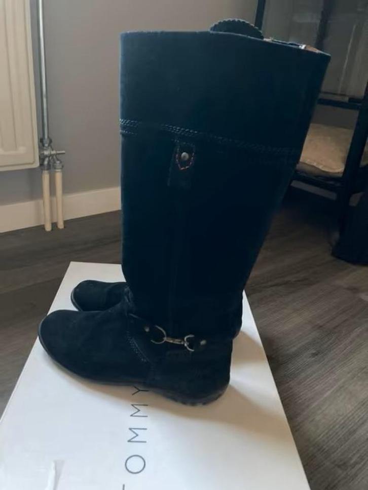 Tommy Hilfiger laarzen, Kleding | Dames, Schoenen, Gedragen, Zwart, Ophalen of Verzenden