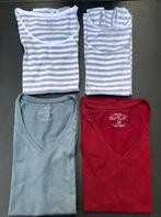 4 neutrale basis T-shirts/top, Overige kleuren, Zeeman, Zo goed als nieuw, Korte mouw