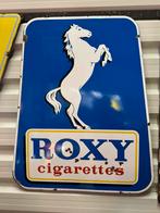 Panneau d'affichage en émail pour cigarettes ROXY, Enlèvement ou Envoi, Utilisé, Panneau publicitaire