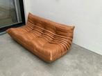 Vintage Cognac lederen 3zit Nog als nieuw!, Huis en Inrichting, Zetels | Zetels, Ophalen of Verzenden, Nieuw, Cassina sede b&b italia togo mah jong ligne roset knoll vitra