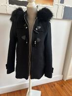ZARA - XS - zwarte wollen jas met prachtige kraag, Ophalen of Verzenden, Maat 34 (XS) of kleiner, Gedragen, Zara