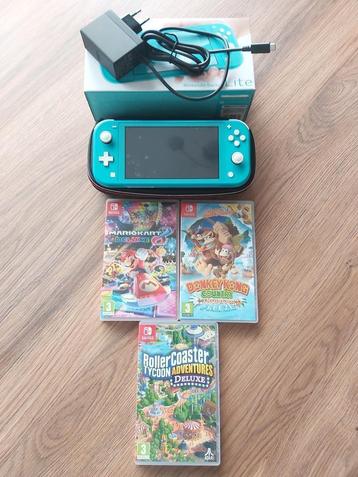 Nintendo Switch Lite nieuw (+ 3 games & beschermhoes) IEPER beschikbaar voor biedingen