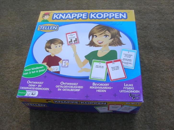 Spel: Knappe Koppen, Hobby en Vrije tijd, Gezelschapsspellen | Overige, Zo goed als nieuw, Ophalen