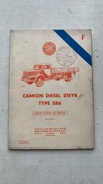 Oud instructie boek steyr vrachtwagen type 586, Ophalen of Verzenden