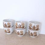 Lot de 6 bols à thé vintage en céramique, Enlèvement, Comme neuf