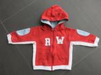 Rood vestje met kap van River Woods (maat 80), Kinderen en Baby's, Babykleding | Maat 80, RIVER WOODS., Gebruikt, Ophalen of Verzenden