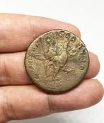 Monnaie romaine,  Faustina II. Sestertius Faustina peacock, Enlèvement ou Envoi, Monnaie en vrac, Italie