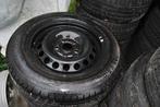 winterbanden op velg  vw en andere 5X112, Ophalen, Gebruikt, 15 inch, Banden en Velgen