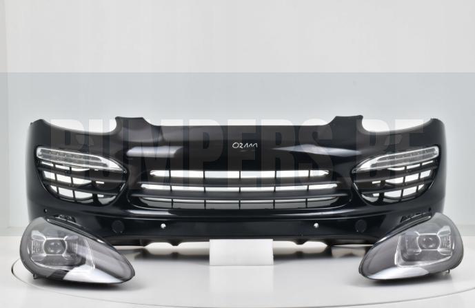 Bumper PORSCHE CAYENNE 2010- Voorbumper 02111, Auto-onderdelen, Carrosserie, Bumper, Voor, Gebruikt, 6 maanden garantie, Ophalen of Verzenden