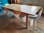IKEA uitschuifbare tafel 6-8 zitplaatsen, Huis en Inrichting, Tafels | Eettafels, Gebruikt, Ophalen