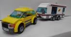 lego City 4435 (Auto met Caravan), Ensemble complet, Lego, Utilisé, Enlèvement ou Envoi
