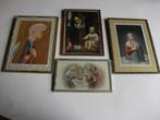 4 kadertjes Kerst - Maria - Maria kroning - Maria met kind, Ophalen of Verzenden