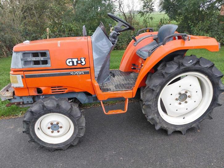 Kubota GT3 Vierwielaangedreven Minitractor, Zakelijke goederen, Machines en Bouw | Tuin, Park en Bosbouw, Overige typen