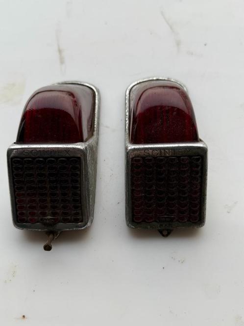 2x Achterlichten Cabochon SCINTEX RUBY – Originele staat, Auto-onderdelen, Verlichting, Oldtimer onderdelen, Peugeot, Renault