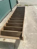 Trap in beukenhout, Doe-het-zelf en Bouw, Ladders en Trappen, Ophalen, Gebruikt, Trap, 2 tot 4 meter