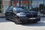 BMW 5 Serie 530 e xDrive Touring M-Sport/Trekhaak/Pano/H&K/H, Autos, BMW, Cuir, Entreprise, Noir, 5 portes