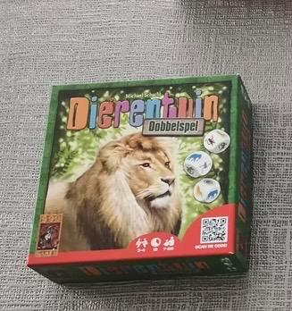 Dierentuin dobbelspel, Hobby en Vrije tijd, Gezelschapsspellen | Kaartspellen, Zo goed als nieuw, Ophalen of Verzenden