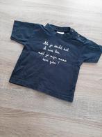 T-shirt met leuke tekst 12 maand, Kinderen en Baby's, Babykleding | Maat 80, Shirtje of Longsleeve, Ophalen of Verzenden, Jongetje of Meisje