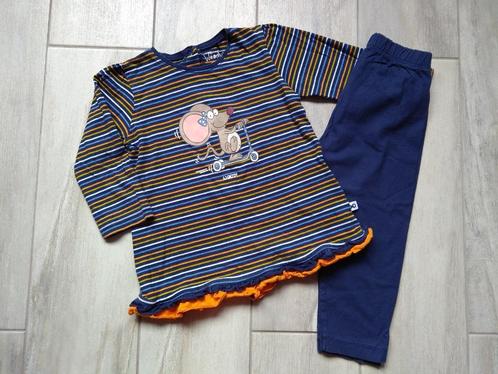 ✿ M80 - Woody pyjama thema muis, Kinderen en Baby's, Babykleding | Maat 80, Zo goed als nieuw, Meisje, Nacht- of Onderkleding