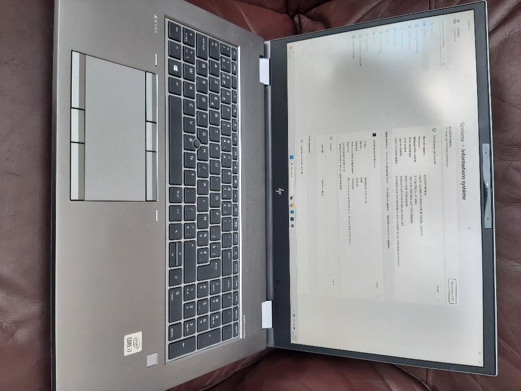 hp zbook fury 17 g7 mobile workstation, 32 GB, Comme neuf, Enlèvement, HP