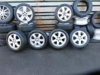 5x allu velg + banden vw polo 195/55/15, Auto-onderdelen, Ophalen, Gebruikt, 15 inch, Band(en)