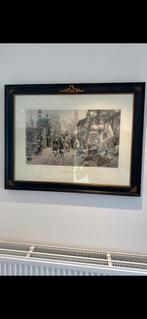 Prachtige kader met  tekening voor landelijk interieur, Ophalen