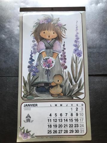 Calendrier vintage 1982, Enlèvement ou Envoi, Calendrier annuel, Comme neuf