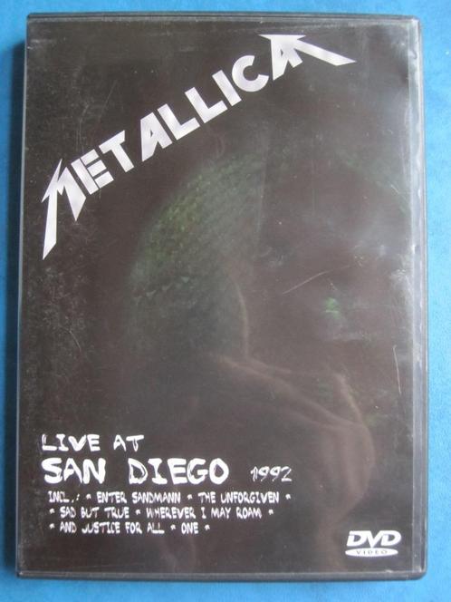 Metallica - Live at San Diego 1992, Cd's en Dvd's, Dvd's | Muziek en Concerten, Zo goed als nieuw, Muziek en Concerten, Alle leeftijden