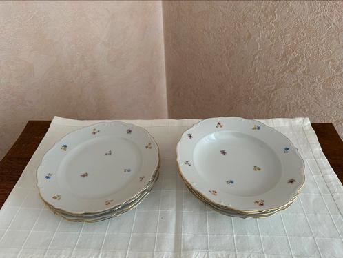 Bavaria Porselein — Set van 8 borden, Antiek en Kunst, Antiek | Servies los, Ophalen of Verzenden