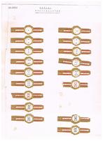 SIGARENBANDEN, Verzenden, Gebruikt, Sigarenbandjes