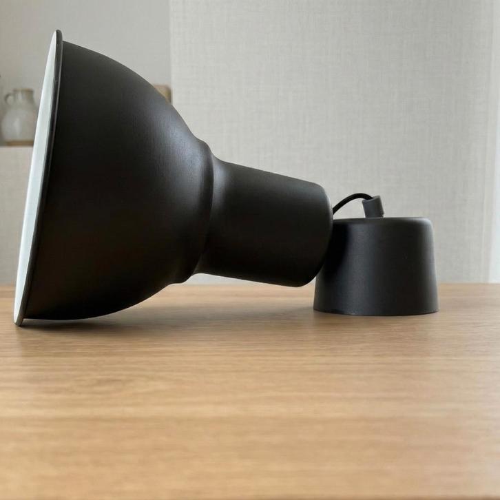 IKEA HEKTAR hanglamp Ø38 cm – donkergrijs – zeer goede staat, Huis en Inrichting, Lampen | Hanglampen, Zo goed als nieuw, 75 cm of meer