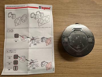 TE KOOP: 2 LEGRAND vloerstopcontacten rond 089751 beschikbaar voor biedingen