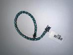 Zwarte tennis armband met apatite edelsteen 18,5 cm, Ophalen, Nieuw