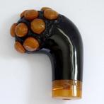 Bouton parapluie noir Bakelite/Catalin et couleur ambre, Bijoux, Sacs & Beauté, Envoi, Noir