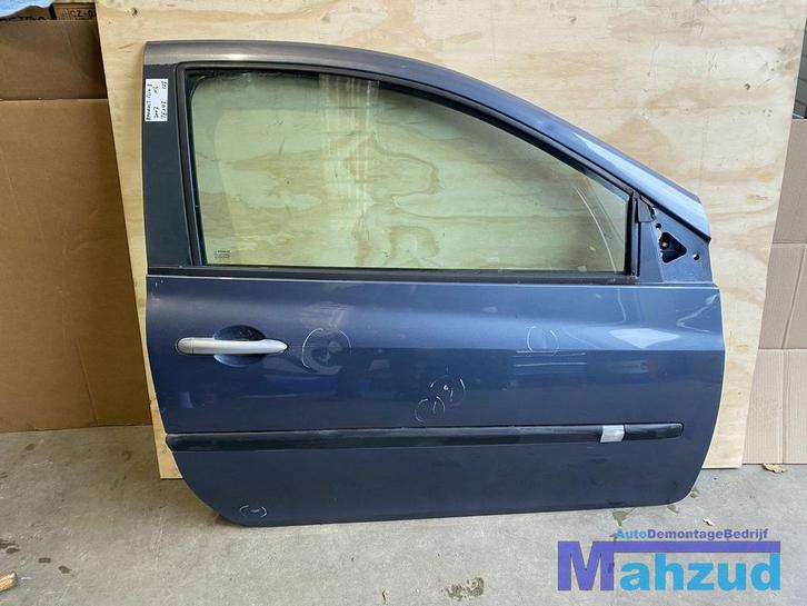 RENAULT CLIO 3 Grijs TEJ47 Rechts Deur portier 3 deurs 2005-, Auto-onderdelen, Carrosserie, Deur, Renault, Gebruikt, Ophalen
