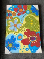 Schilderij me gusta flowers bloemen hippie vrede wavy peace, Ophalen