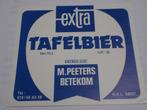 bieretiket Betekom  Peeters Extra tafelbier, Verzamelen, Biermerken, Ophalen of Verzenden, Gebruikt, Overige typen, Overige merken