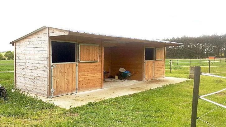 Douglas Paardenstal / Schuilhok / Paardenstal (3x3)3., Dieren en Toebehoren, Stalling en Weidegang, Stalling