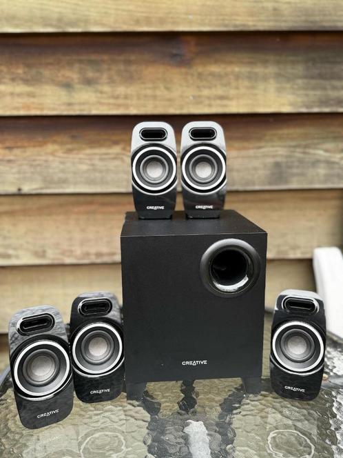 Creative SBS A550 5.1 Speaker System, Computers en Software, Pc speakers, Zo goed als nieuw, Audiokanaal 5.1, Ophalen