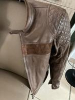 Bruine lederen vest van Kawasaki zo goed als nieuw., Motoren, Kleding | Motorkleding, Ophalen, Heren, Jas | leer, Overig