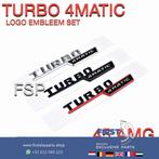 A45 CLA45 GLA45 AMG Turbo 4matic LOGO embleem SET W176 W177, Auto-onderdelen, Ophalen of Verzenden, Nieuw