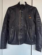 Lederen jas G-star  zwart maat S 110  euro, Ophalen, G-star Raw, Zwart, Gedragen
