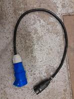 Lot de fiches/prises de chantier 3 et 5 broches, Enlèvement, Utilisé, Prise de courant