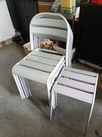 Ijzeren tuinstoelen/ huiskamer stoeltjes, Tuin en Terras, Ophalen, Zo goed als nieuw, Metaal, Stapelbaar